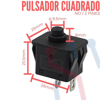 Pulsador Cuadrado 20A
