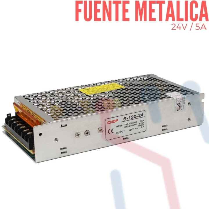 Fuente Suicheada 24V 5A 120W (CNDF)