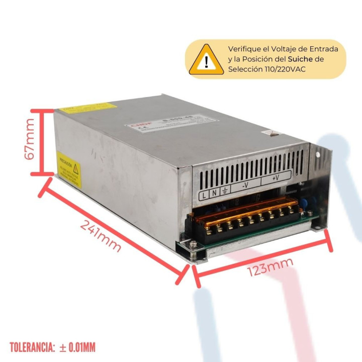 Fuente Suicheada 48V 10.4A 500W (CNDF)