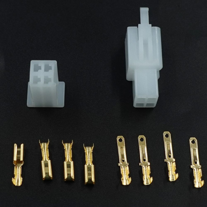 Conector 4 Pines Pareja AWG 18