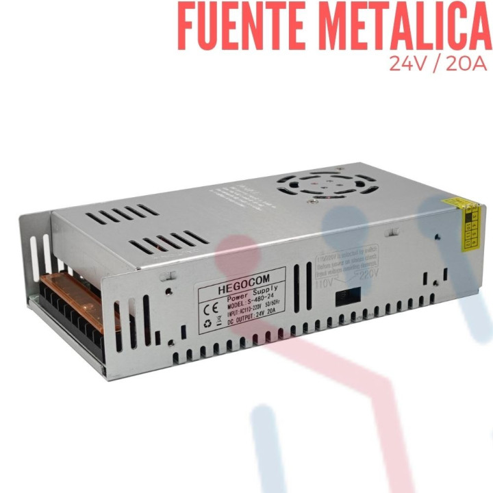 Fuente Suicheada 24V 20A 480W