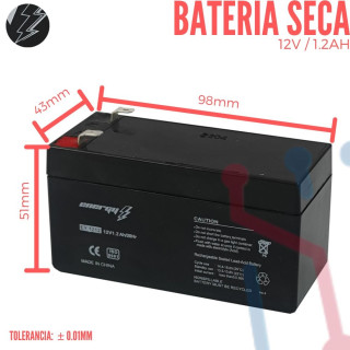 Batería Recargable Sellada 12V 1.2Ah