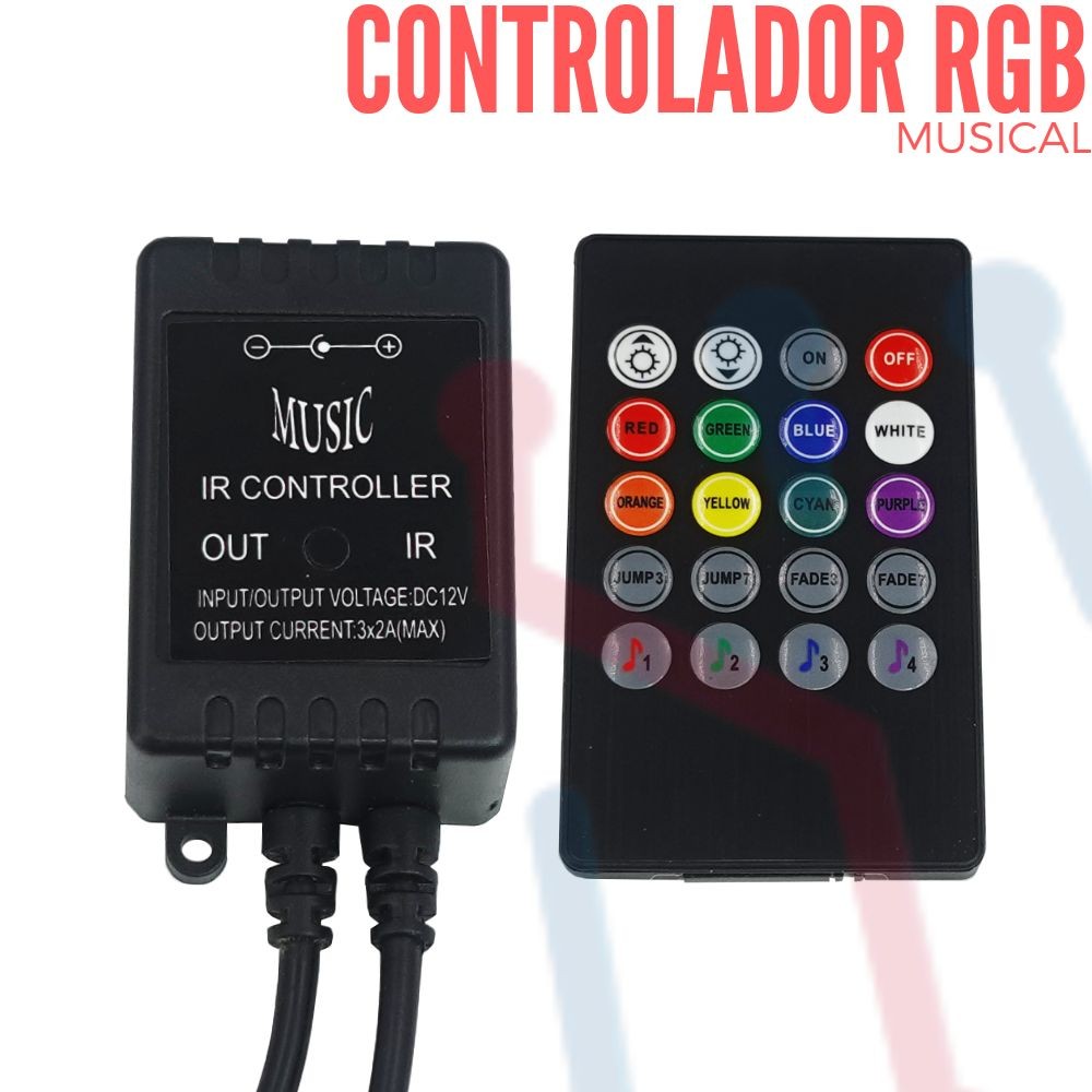 Conector 12v D Controlador Bluetooth Rgb D Módulo / Tira Led