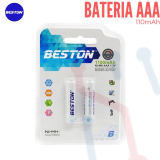Baterias  Beston Recargables AAAX2 1100mAh