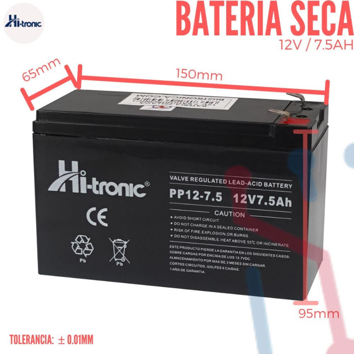 Batería Recargable Sellada 12V 7.2Ah