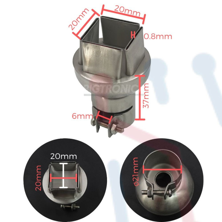 Boquilla Estación QFP 20x20mm
