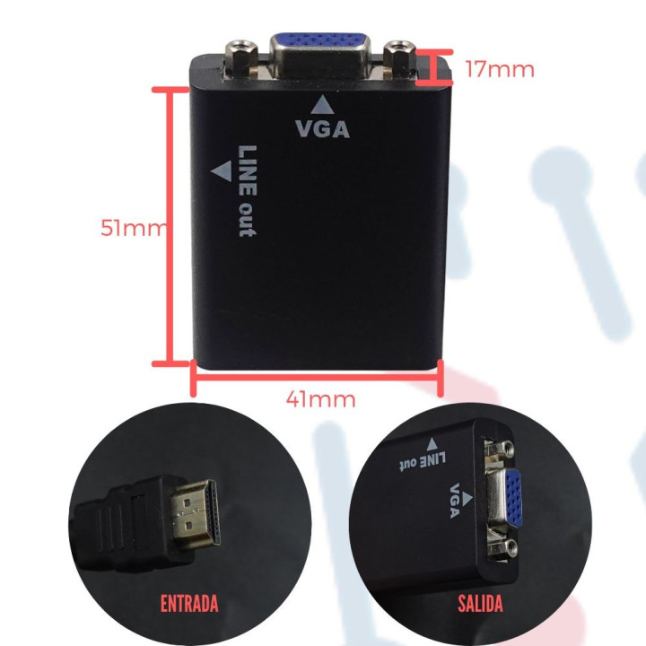 Convertidor HDMI a VGA