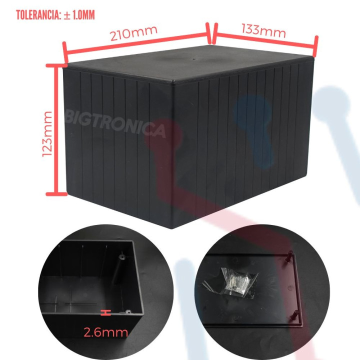 Caja Ensamble  133x210x123mm