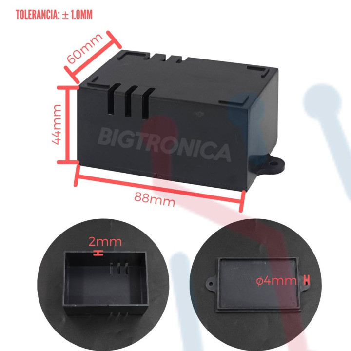 Caja Ensamble  88x60x44mm