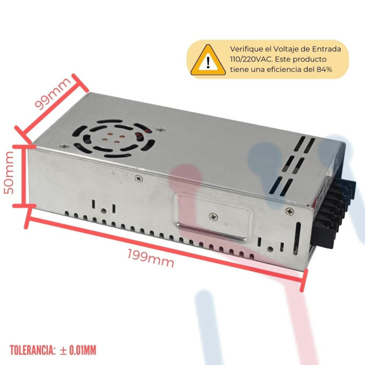 Fuente  12V 12.5A Mean Well