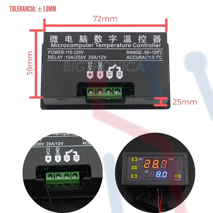 Termostato Digital 110VAC (W3230)