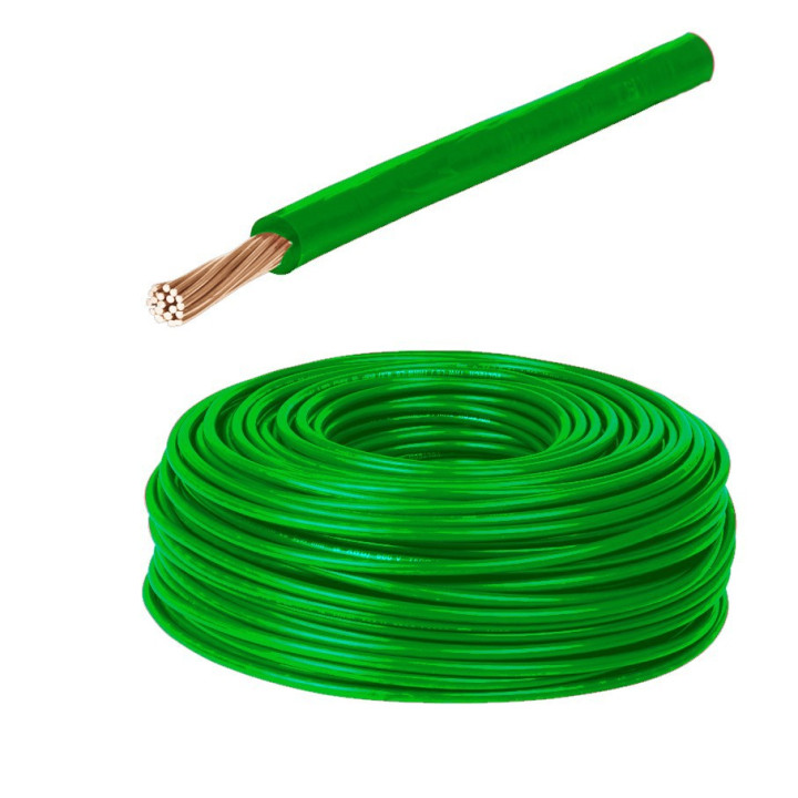 Cable Vehicular AWG 20 Verde X Metro