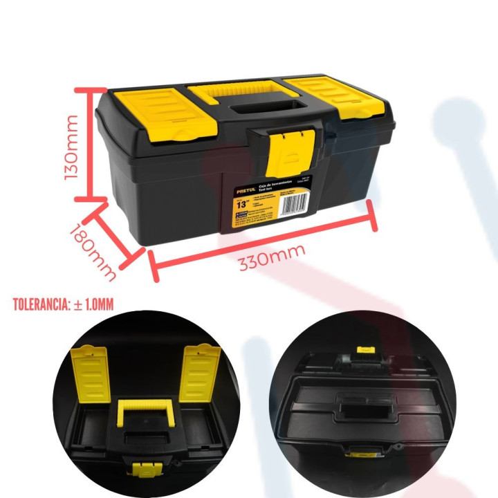Caja Herramientas Pretul 330x180x130mm