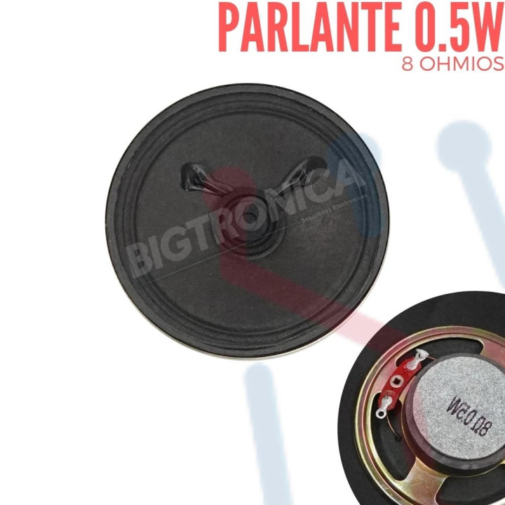 Parlante 0.5W  8 Ohm