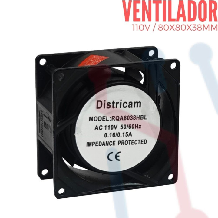 Ventilador 110V 172x150x50mm