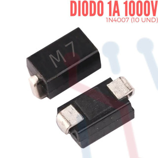 Diodo 1N4007 SMD  (10 Pcs)