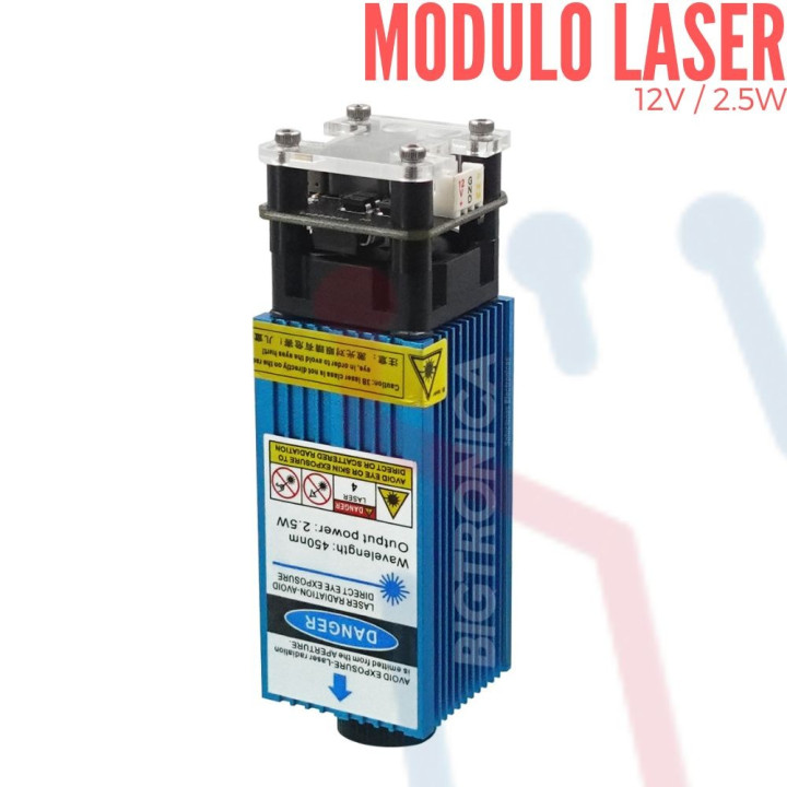 Láser para Grabado 12V  2.5W