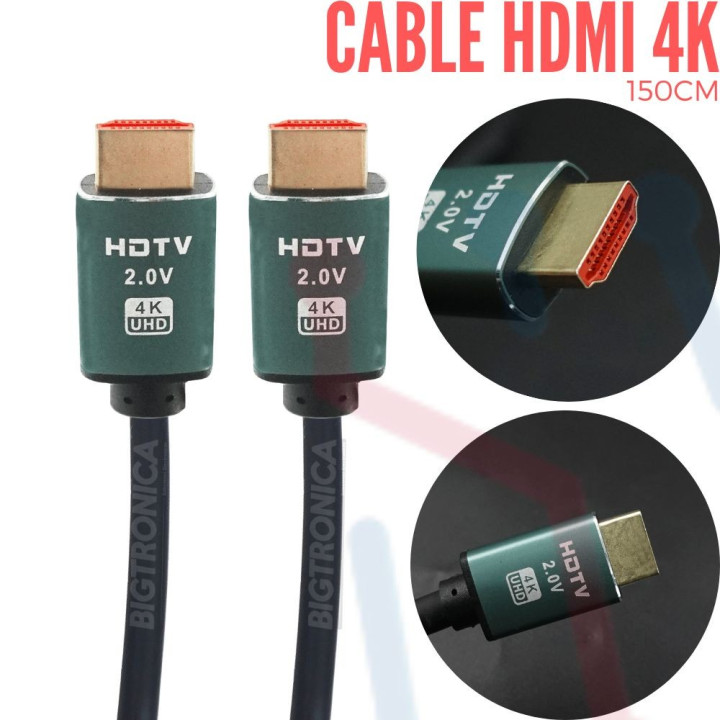 Cable HDMI 4K 1.8Mt