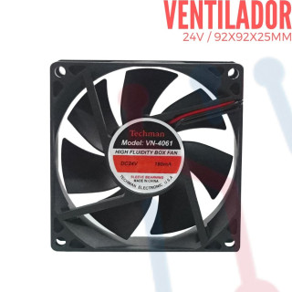 Ventilador 24V  92x92x25mm