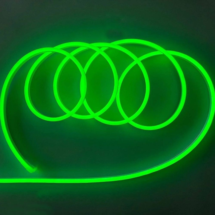 Cinta Neón Flex Verde X Metro