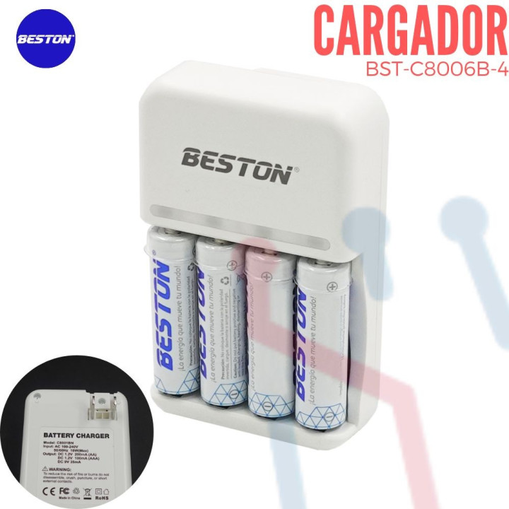 Cargador Universal  (C8006B-4)
