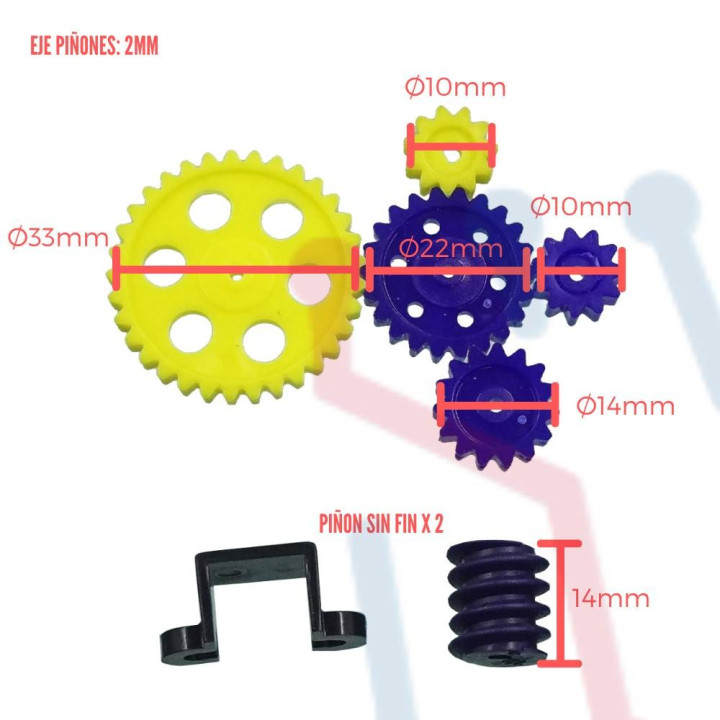 Kit Piñones 10 Piezas