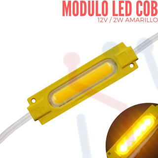 Modulo Led COB Amarillo 12VDC  IP65