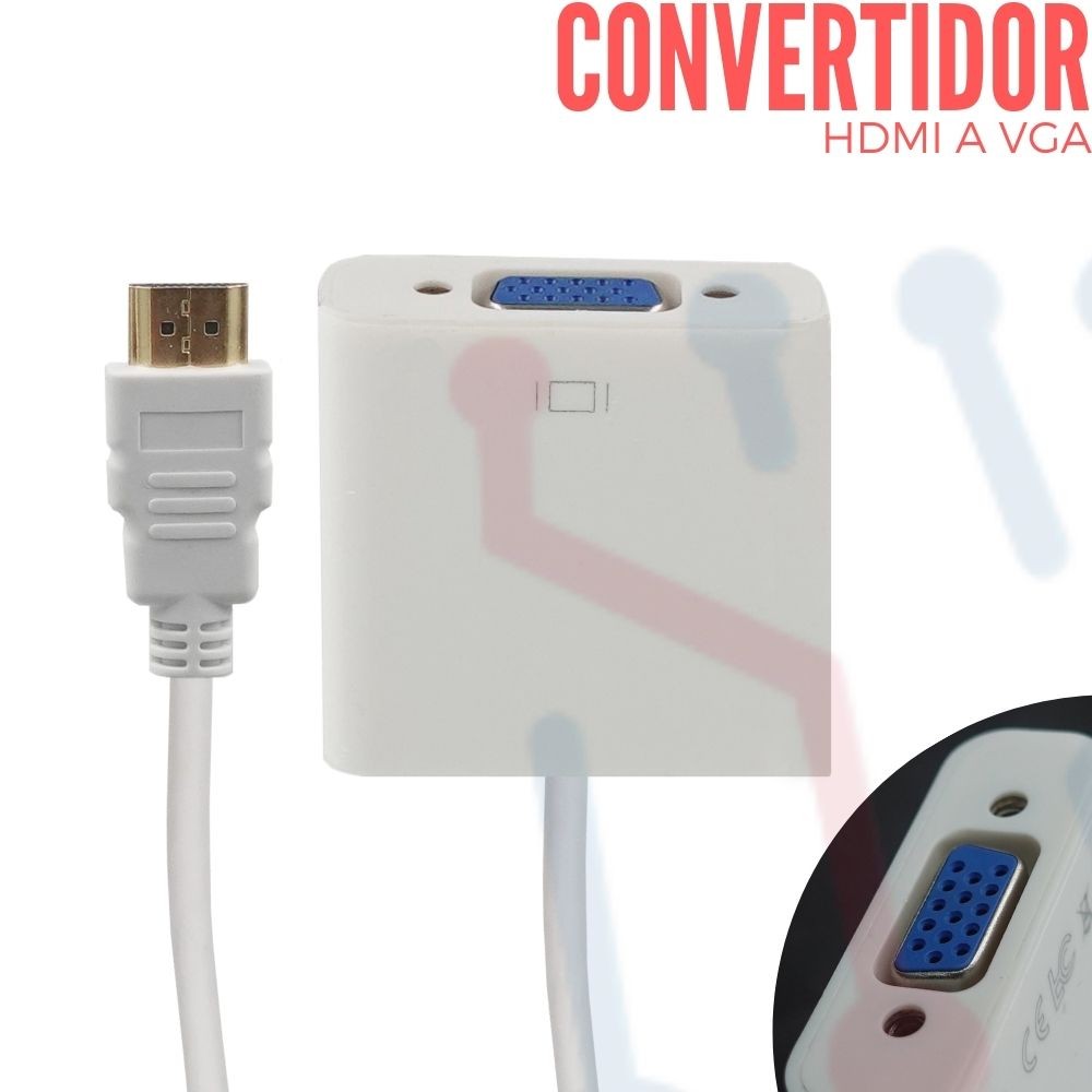 CABLE CONVERTIDOR VGA A HDMI - Nicols Colombia