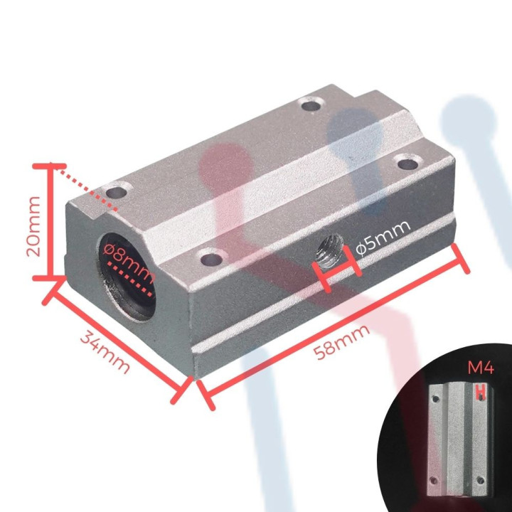 Rodamiento Lineal SC8LUU