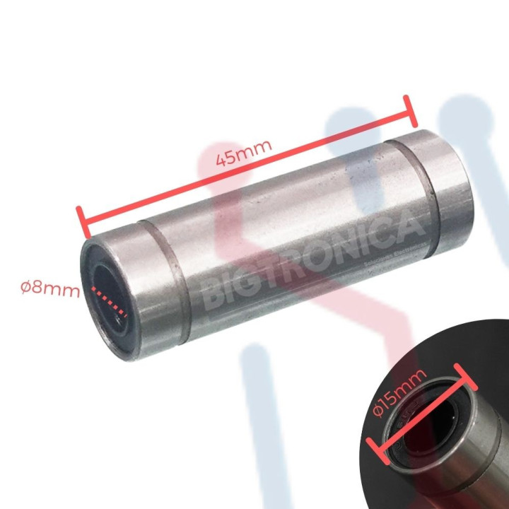 Rodamiento Lineal  LM8LUU
