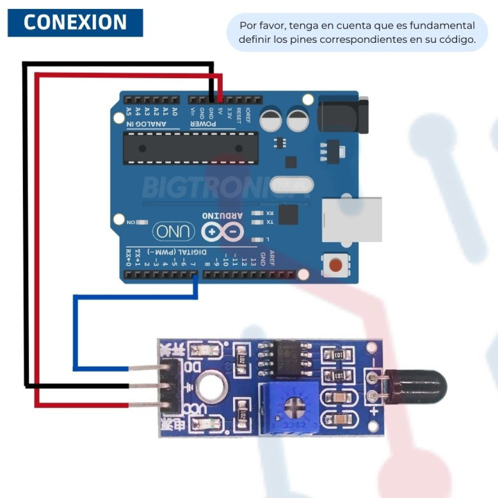 Sensor de Flama 3Pin