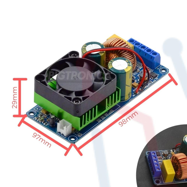 Amplificador Audio 500W (IRS2092S)