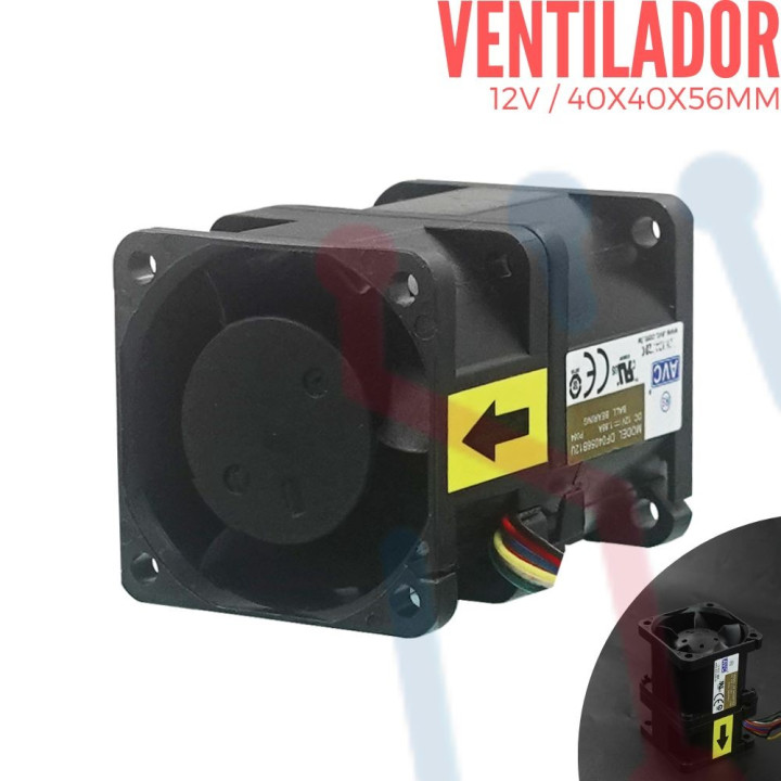 Ventilador 12V  40x40x33mm