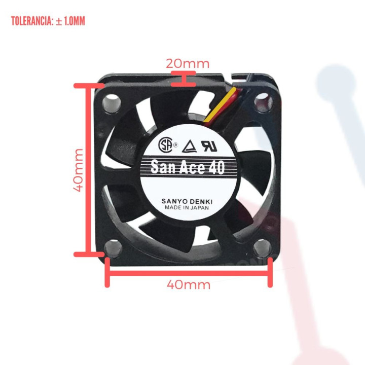Ventilador 5V PWM  40x40x20mm