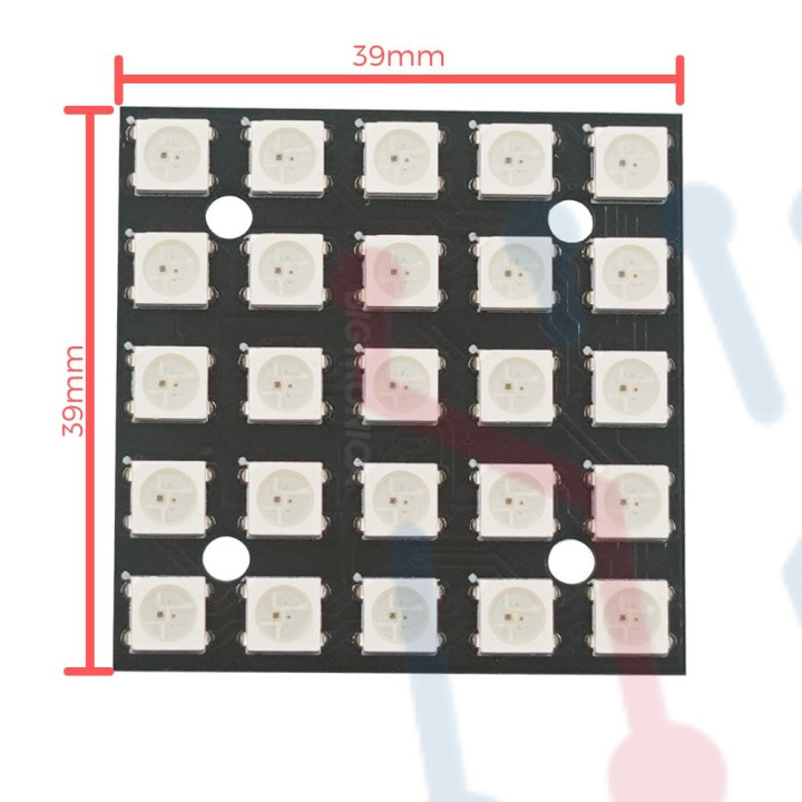 Matriz 5X5 RGB WS2812 (25BIT)