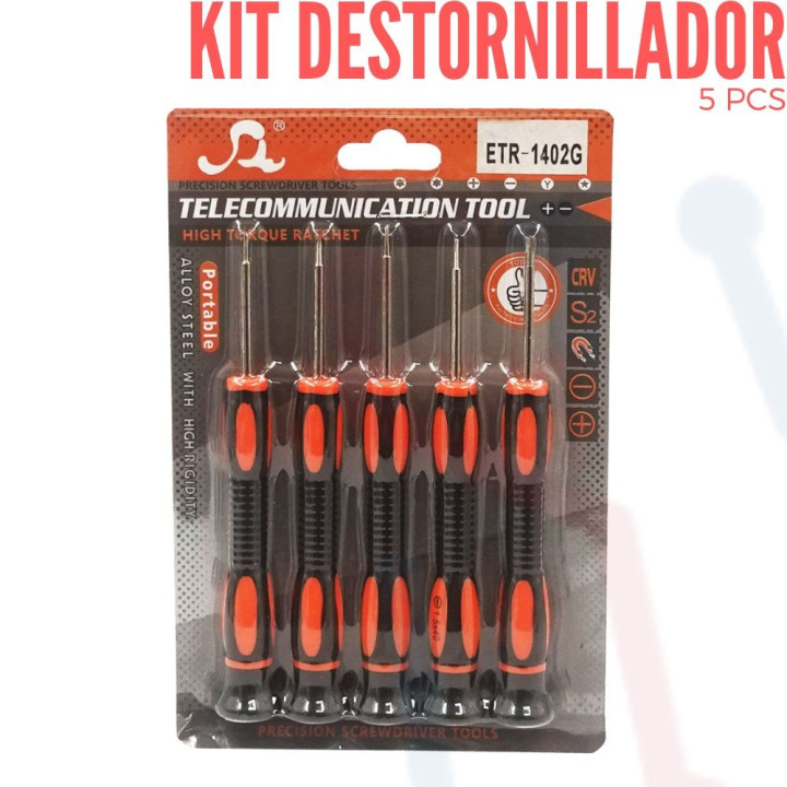 Kit Destornilladores  5 Piezas