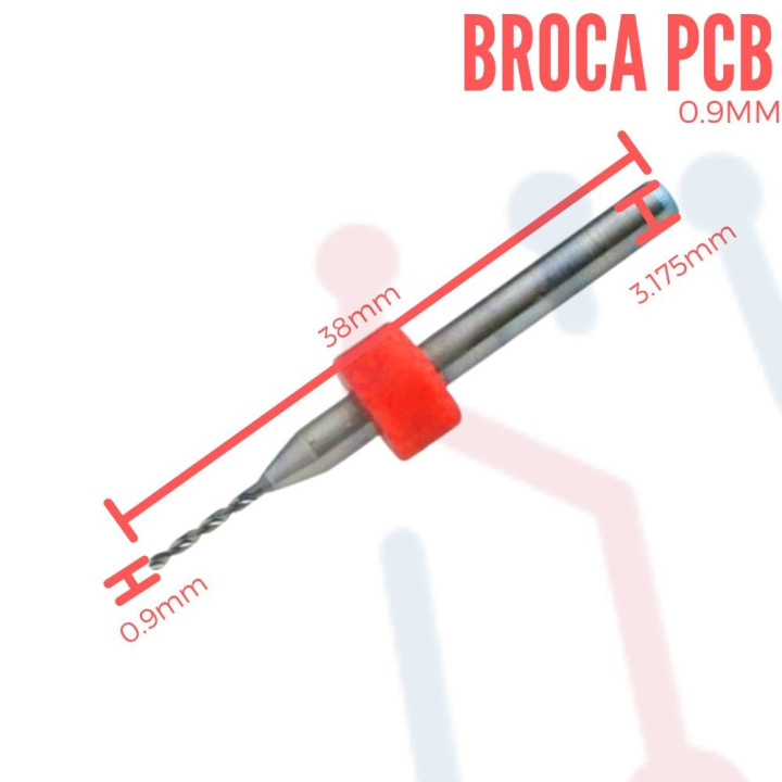 Broca PCB 0.9mm
