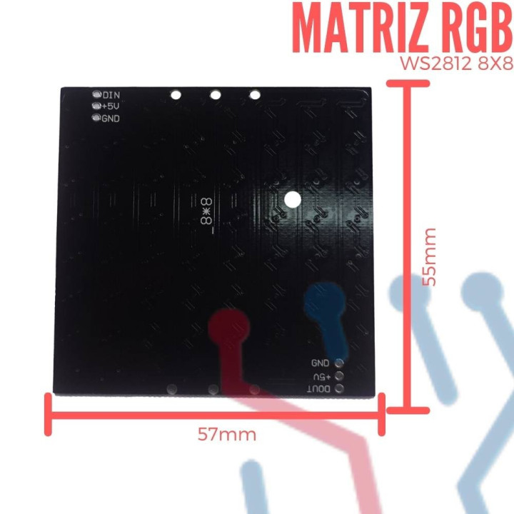 Matriz 5X5 RGB WS2812 (25BIT)