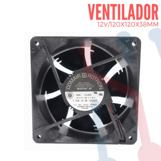 Ventilador 12V 120x120x38mm