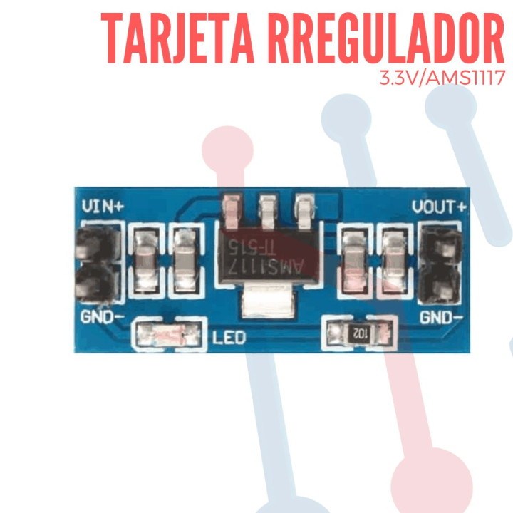 Tarjeta Regulador AMS1117 3.3V