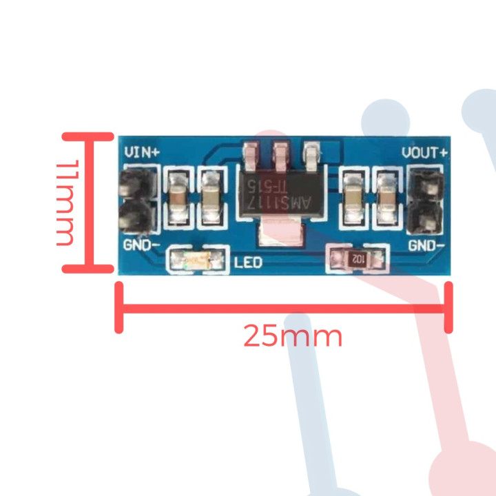 Tarjeta Regulador AMS1117 3.3V