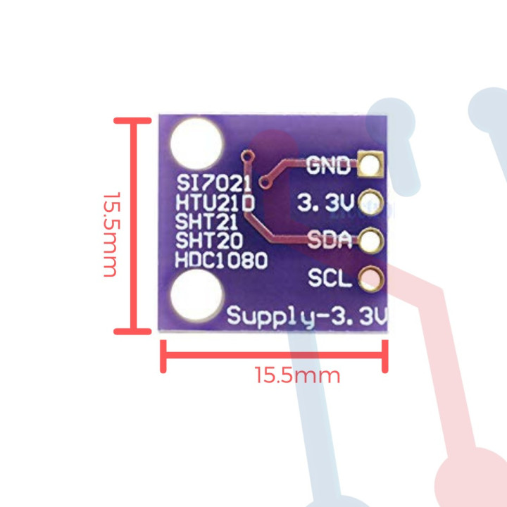 Sensor de Humedad y Temperatura - HTU21D