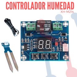 Controlador de Humedad del Suelo XH-M214