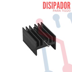 Disipador de Calor en Aluminio para Transistor