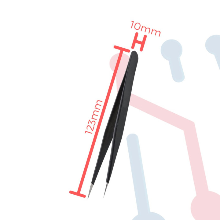 Pinza Punta de Aguja en Acero Inoxidable ZD-156B