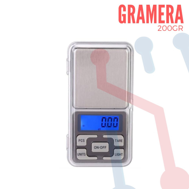 Bascula de bolsillo 200g / 0.01g