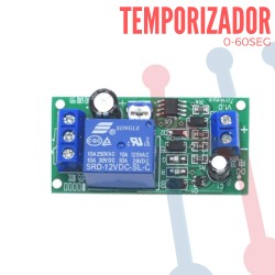 Temporizador Ajustable 0-60 Seg. LM555