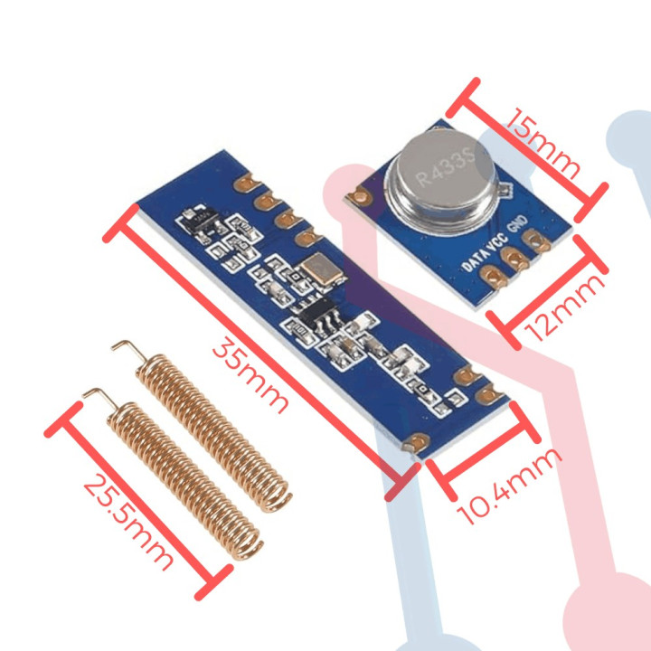 Transmisor STX882  Receptor SRX882S + Antena