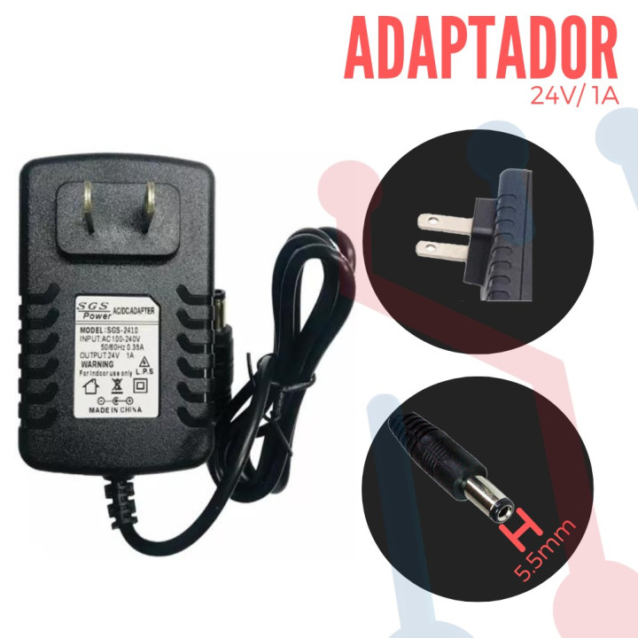 Adaptador de Voltaje 24V 1A