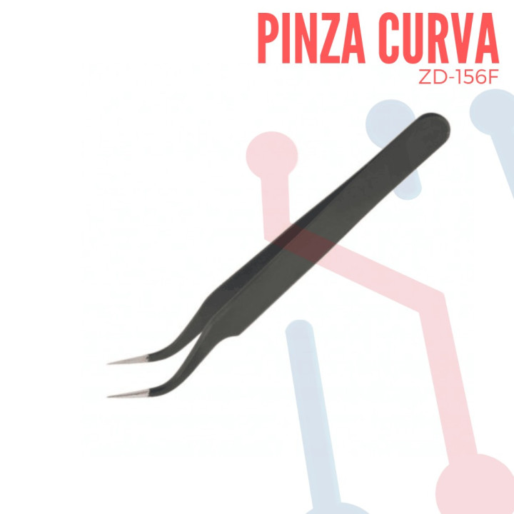 Pinza Punta Curva ZD-156F